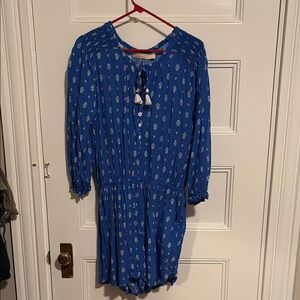 Blue Beach Romper - Anthropologie  - size large
